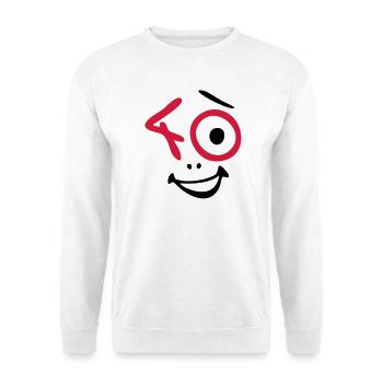 Toll, 40 Jahre ! - Unisex Pullover - Weiß - Vorne