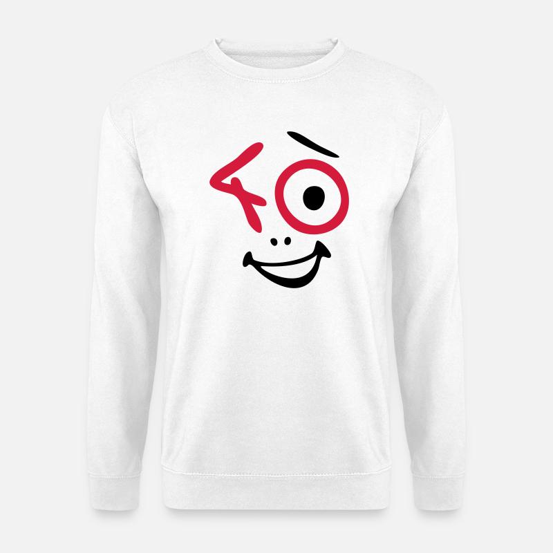 Wow, 40 years! - Unisex Sweatshirt - white