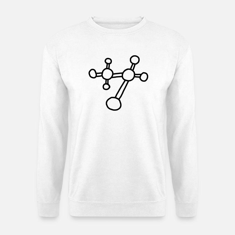 Atom molecule / physics mechanics lattice atomicon - Unisex Sweatshirt - white