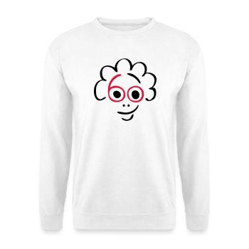 60 Jahre - coole Frau! - Unisex Pullover - Weiß - Vorne