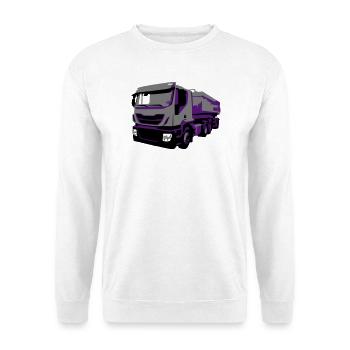 TruckIvecVektor - Unisex Pullover - Weiß - Vorne