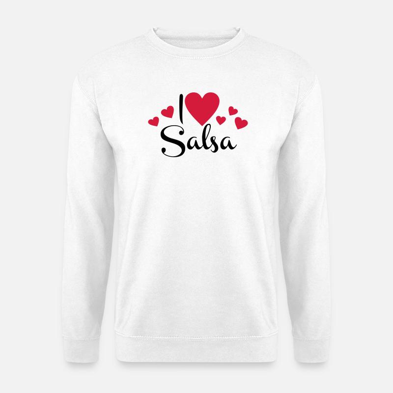 2541614 113586423 salsa - Unisex Pullover - Weiß
