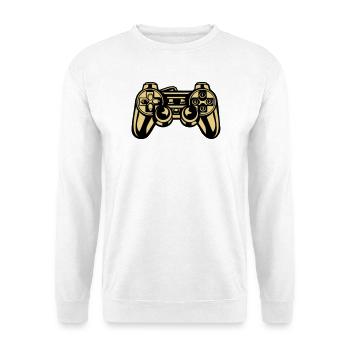 2541614 134867257 Gaming - Unisex Pullover - Weiß - Vorne