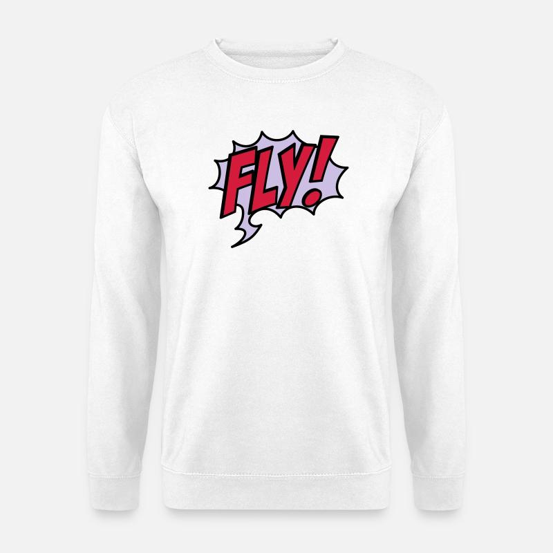 2541614 15932863 fly - Unisex Pullover - Weiß