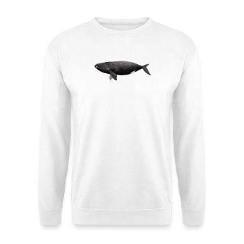 Wal - Balaena glacialis - Glattwal - Unisex Pullover - Weiß - Vorne