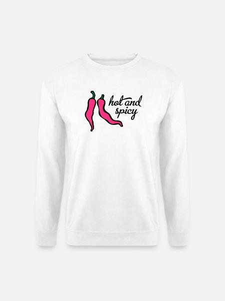 2541614 15404274 chili - Unisex Sweatshirt - white