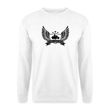 natural_born_biker_1 - Unisex Pullover - Weiß - Vorne
