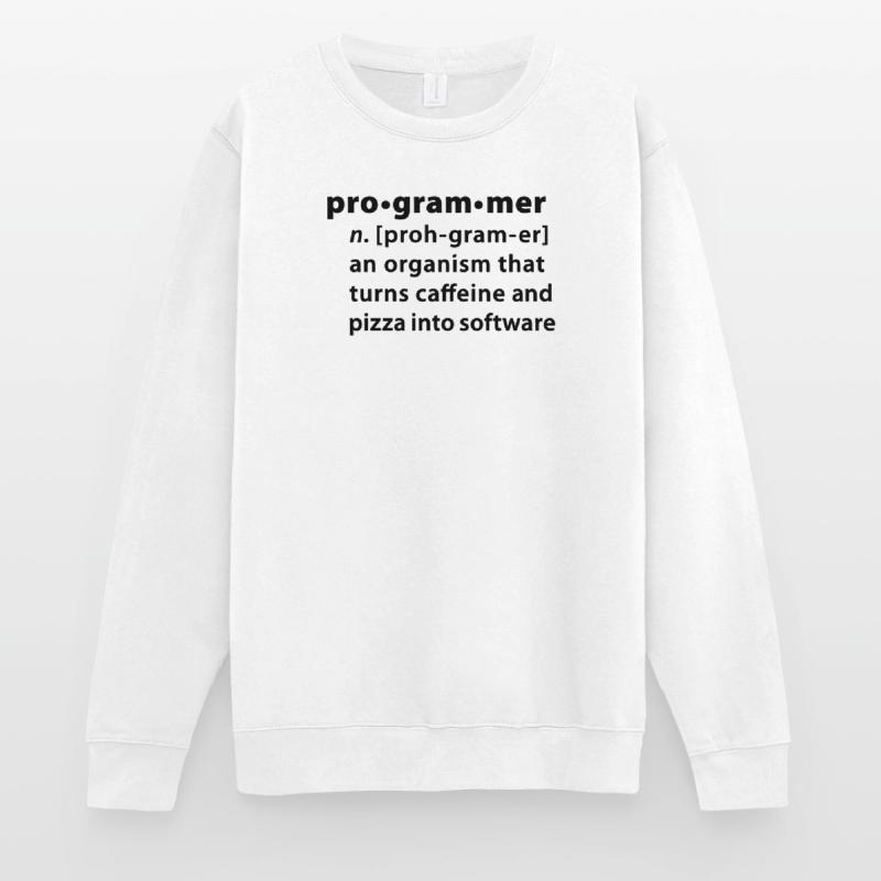 Programmdefinition - die Definition Programmer Unisex Pullover