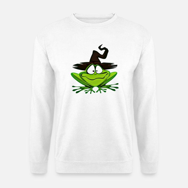 hexen frosch - Unisex Pullover - Weiß