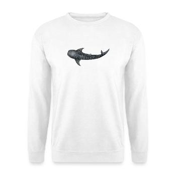 Walhai - Unisex Pullover - Weiß - Vorne
