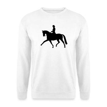 Dressage Lady - Unisex Sweatshirt - white - Front