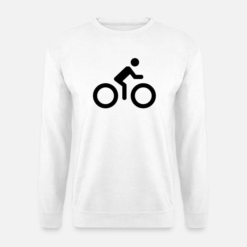 Bicycle logo - Unisex Sweatshirt - white
