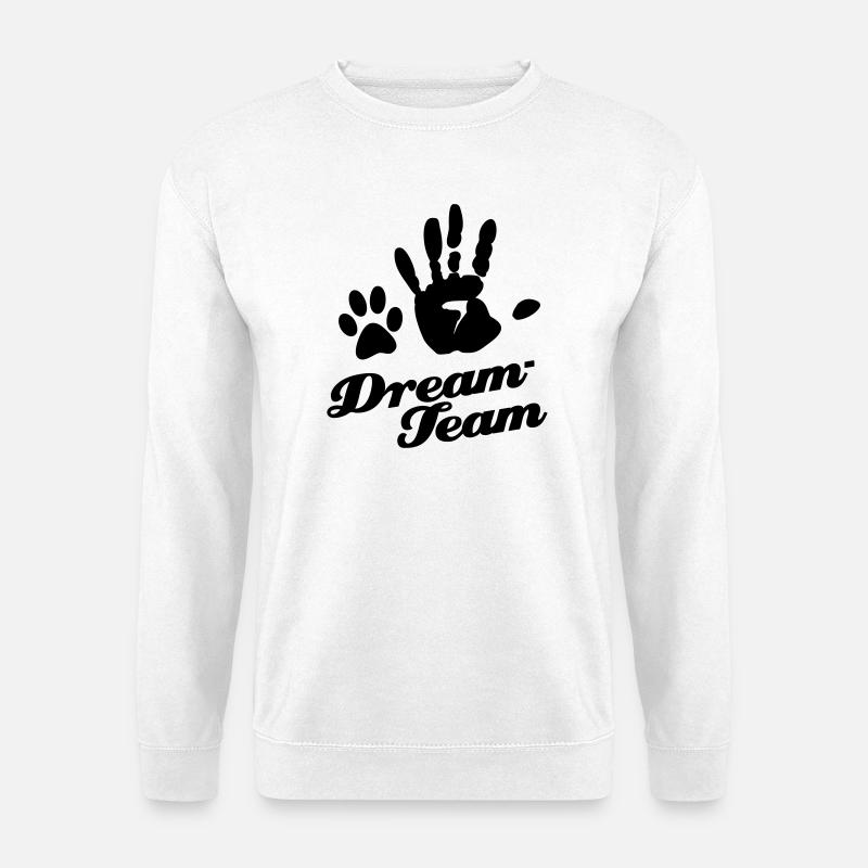 Dream-Team Dog Owner - Unisex Sweatshirt - white