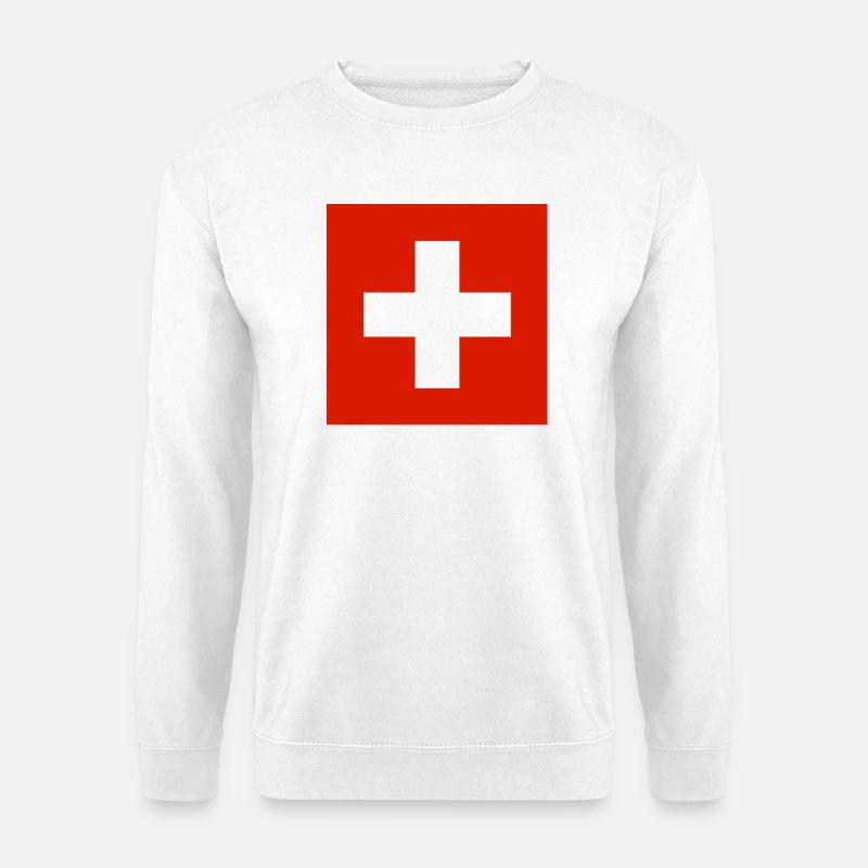 Schweiz - Unisex Pullover - Weiß