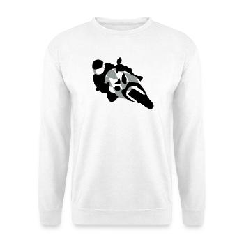 bayernbike2farb - Unisex Pullover - Weiß - Vorne
