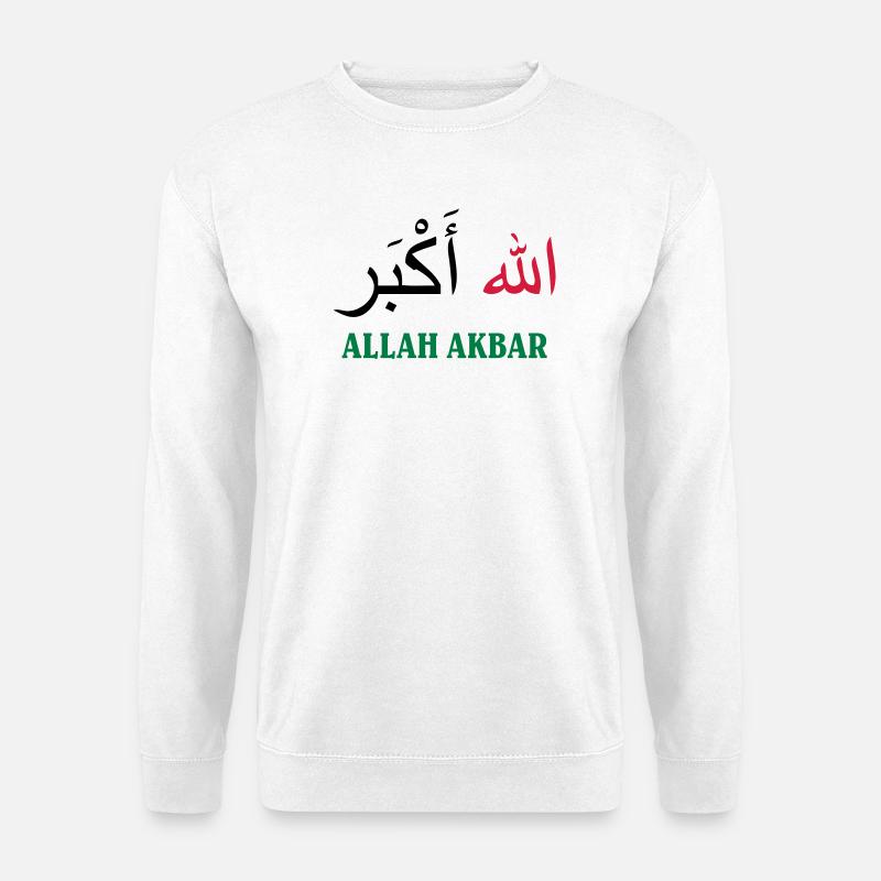 Allah Akbar - Unisex Pullover - Weiß