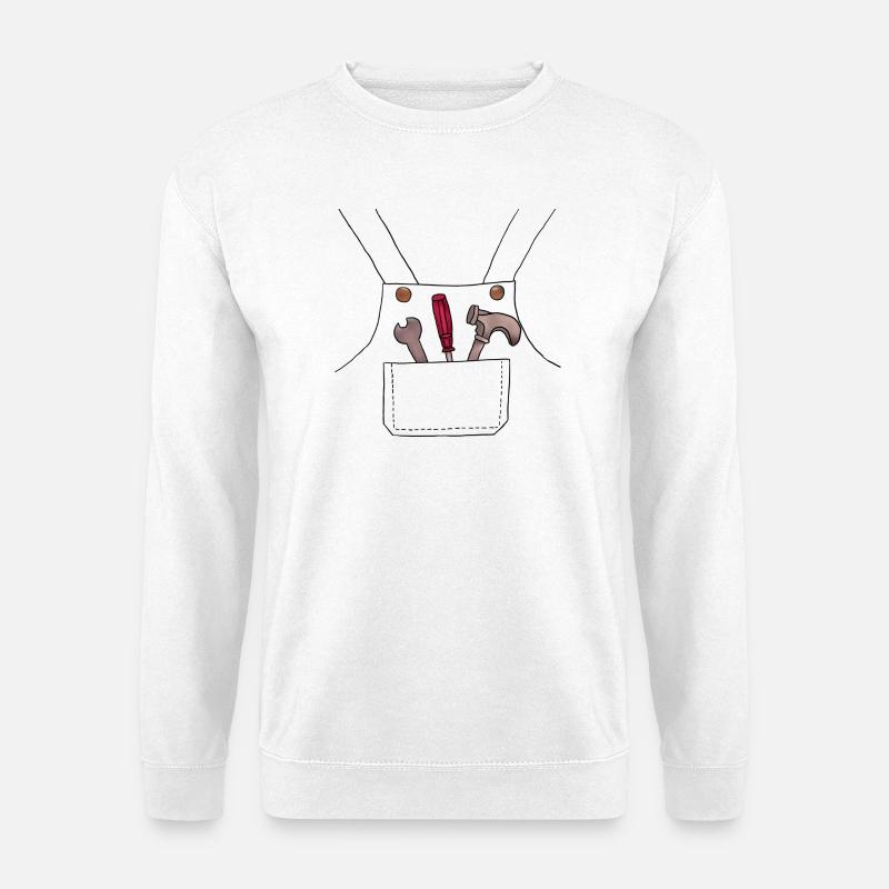 Handwerker - Unisex Pullover - Weiß