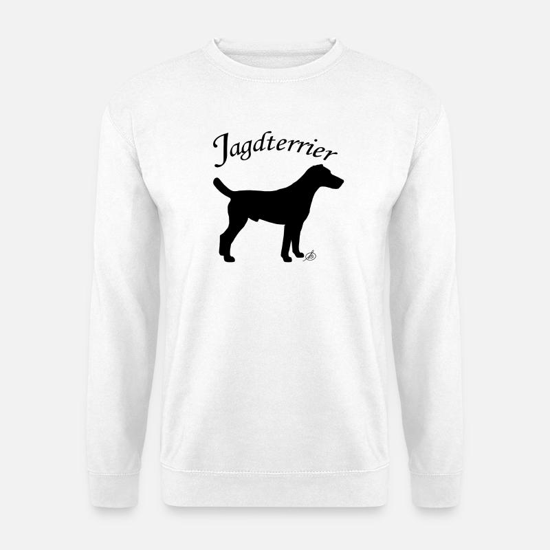 Jagdterrier - Unisex Pullover - Weiß