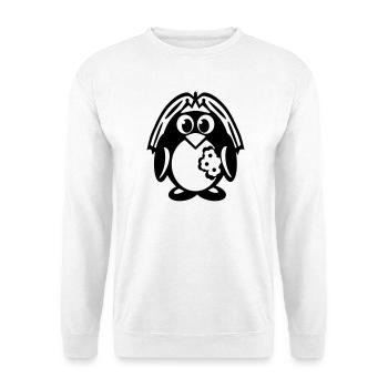 pinguinbraut - Unisex Pullover - Weiß - Vorne