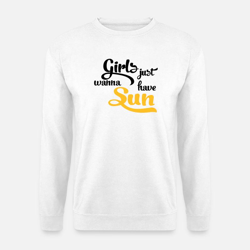 Soleil - Sweat-shirt Unisexe - blanc