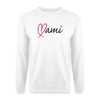 Mami Herz - Unisex Pullover - Weiß - Vorne