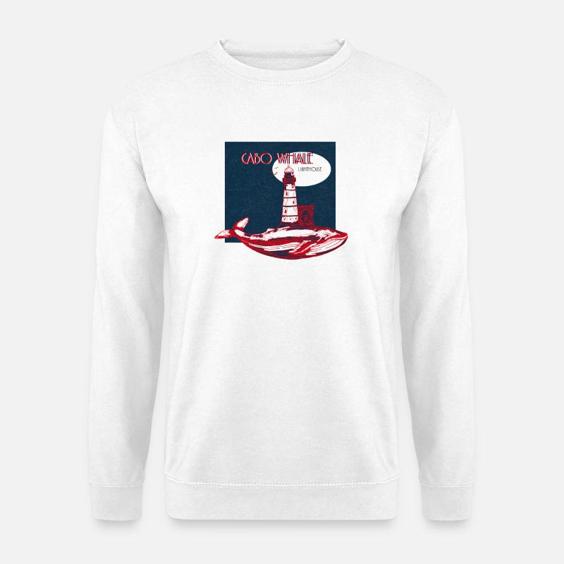 Vintage Leuchtturm - Unisex Pullover - Weiß