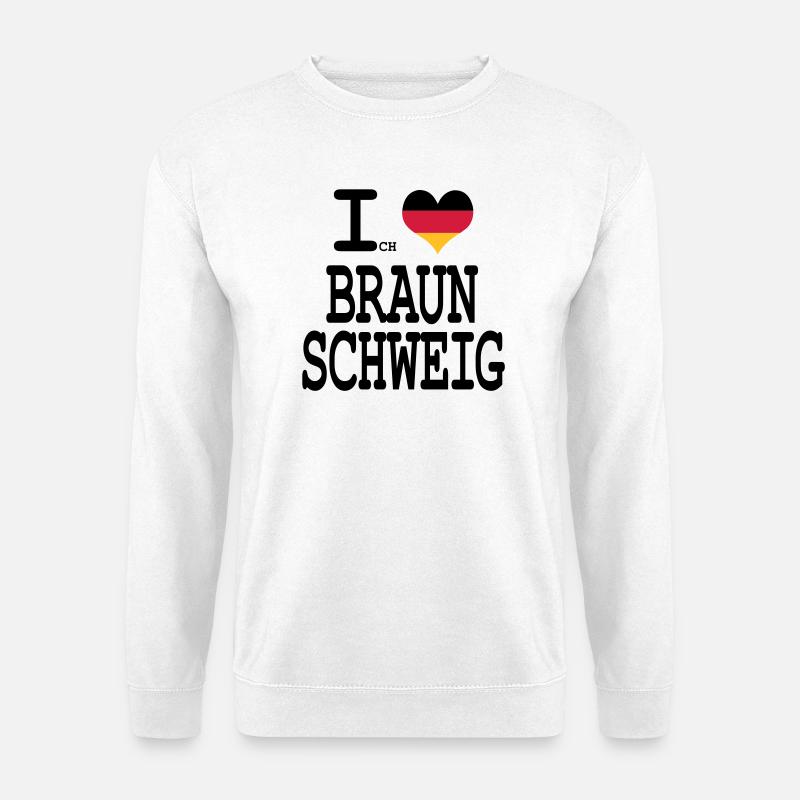 I love brunswick - Unisex Sweatshirt - white