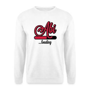 Abi loading - Unisex Pullover - Weiß - Vorne