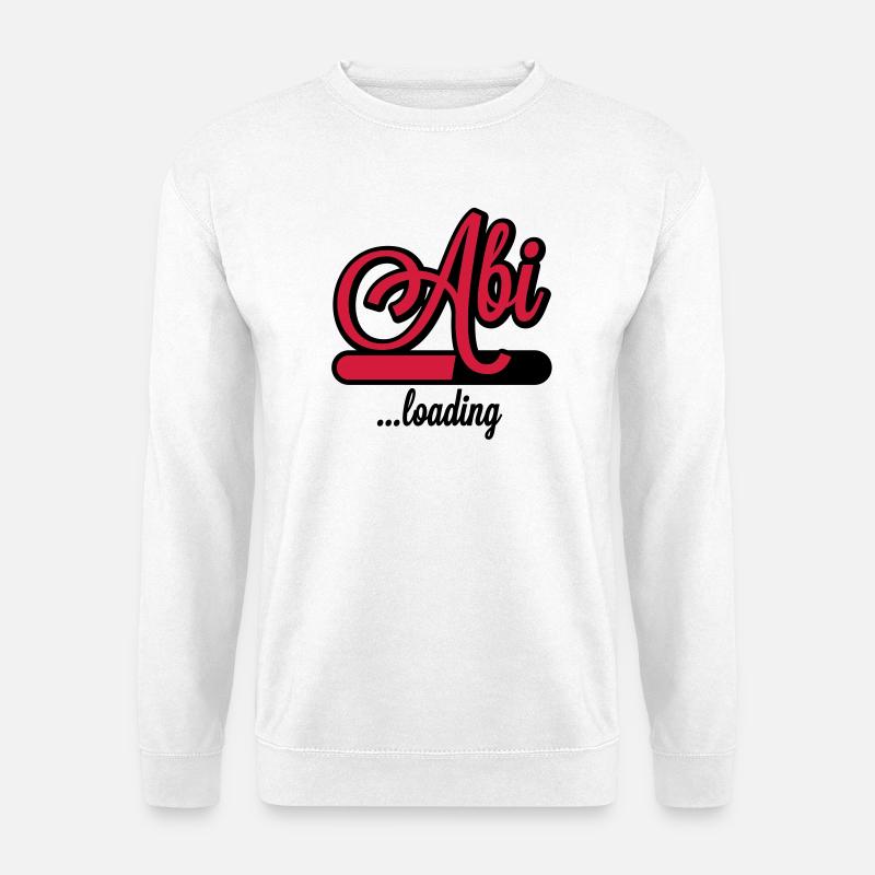 Abi loading | Abitur wird geladen - Unisex Sweatshirt - white