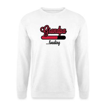 Grandpa loading - Unisex Pullover - Weiß - Vorne