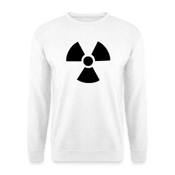 Radioactive Symbol - Unisex Sweatshirt - white - Front