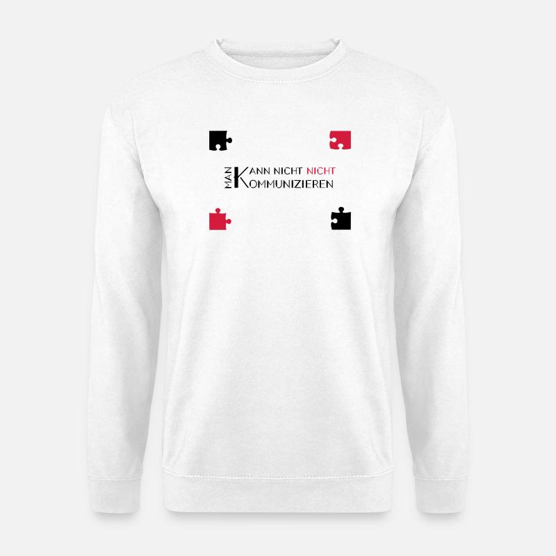 communication watzlawick - Unisex Pullover - Weiß