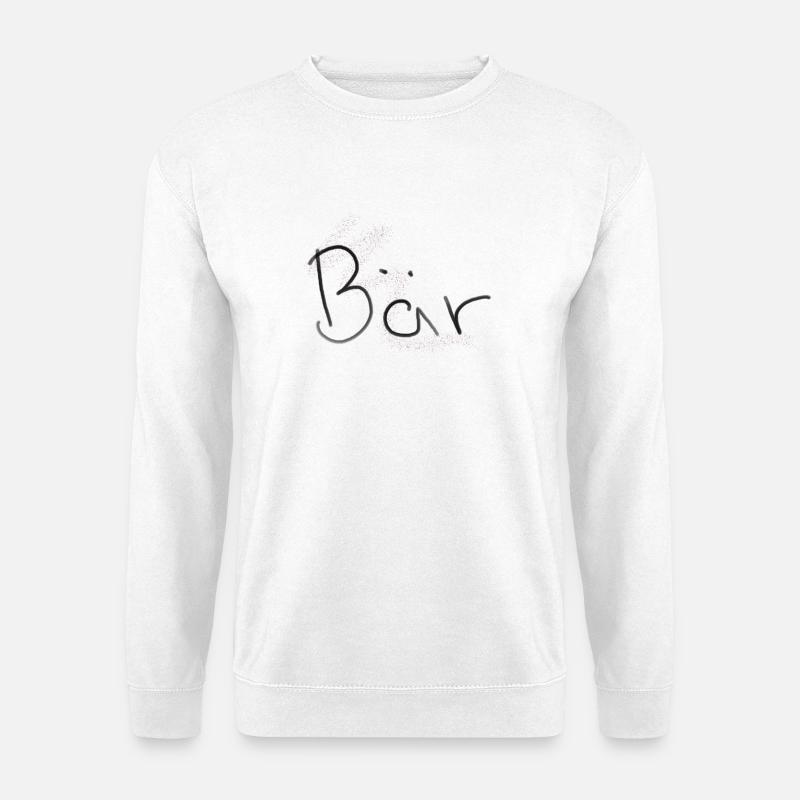 Bär - Unisex Pullover - Weiß