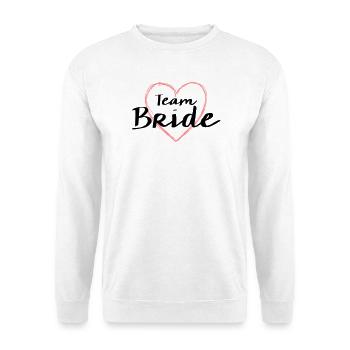 Bachelor Party de l'équipe Bride Heart - Sweat-shirt Unisexe - blanc - Devant