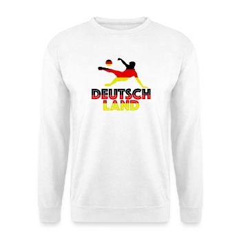 Deutschland - Unisex Pullover - Weiß - Vorne