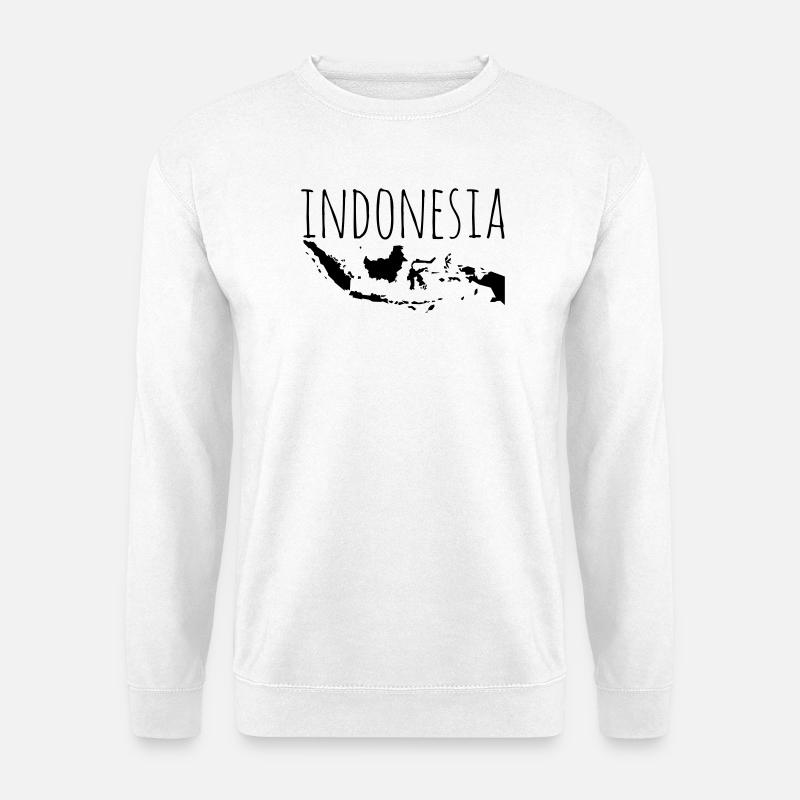 Indonesia - Unisex Pullover - Weiß