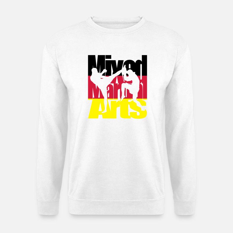 Mixed Martial Arts Deutsch - Unisex Pullover - Weiß
