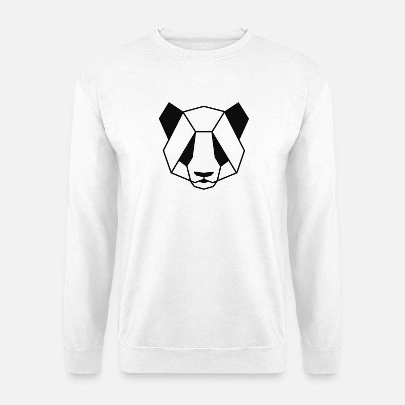 Panda - Unisex Pullover - Weiß