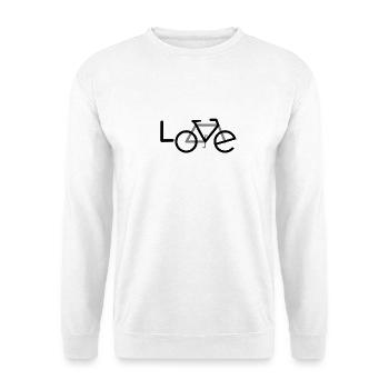 Fahrrad Fahrradfahrer Hobby Leidenschaft - Unisex Pullover - Weiß - Vorne