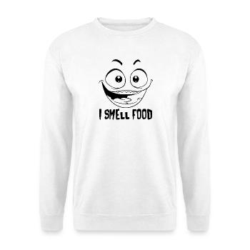 Je sens la nourriture - Sweat-shirt Unisexe - blanc - Devant