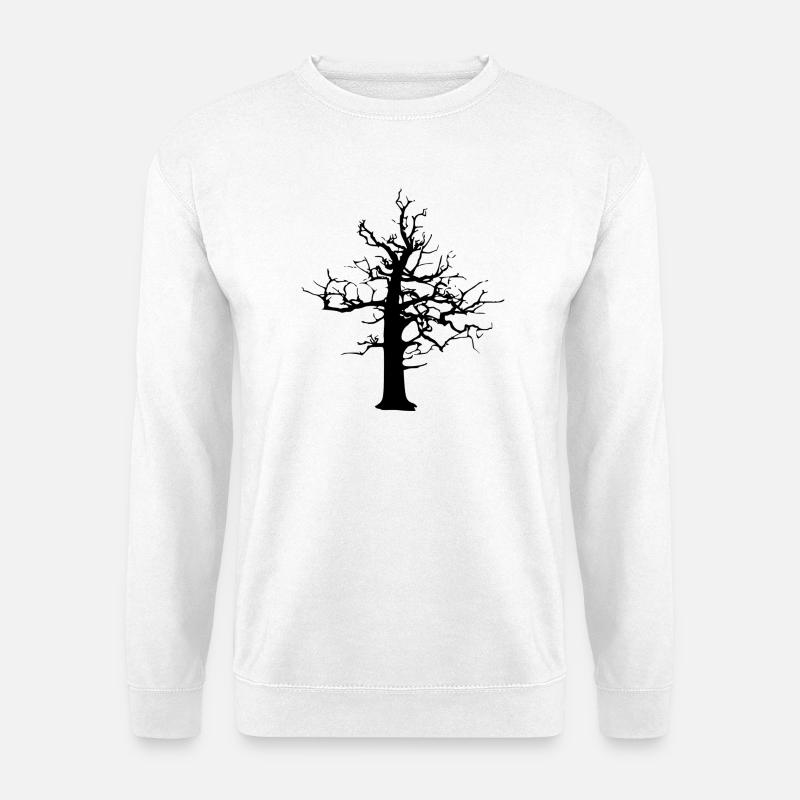 dépérage forestier - Sweat-shirt Unisexe - blanc