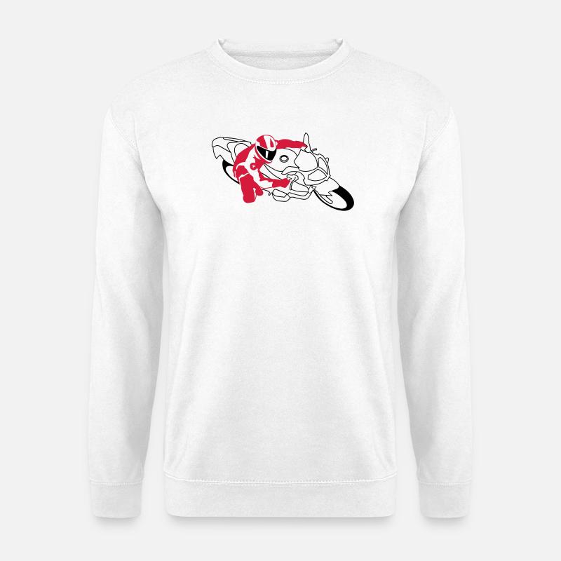 motorrad_2 - Unisex Sweatshirt - white