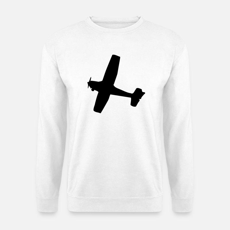 Flugzeug - Unisex Pullover - Weiß