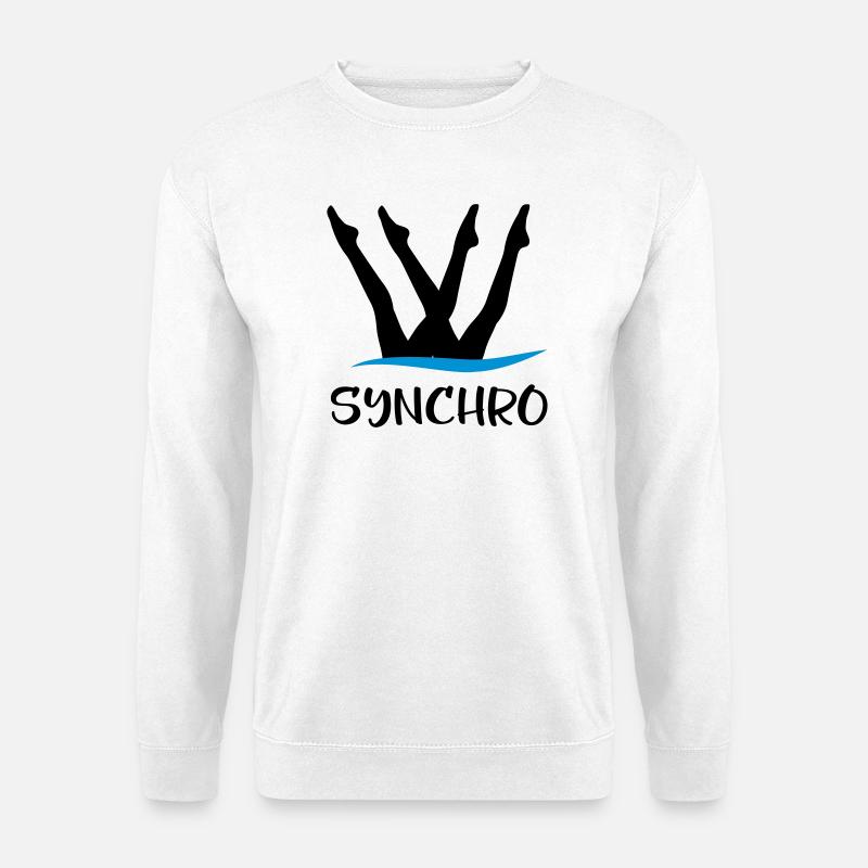 Nage synchrone - Sweat-shirt Unisexe - blanc