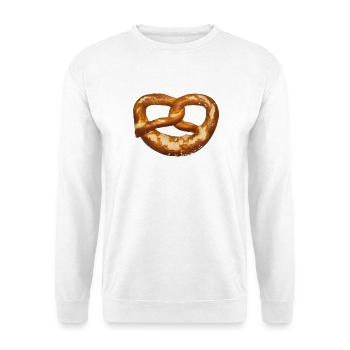 Bavarian Pretzel - Unisex Sweatshirt - white - Front