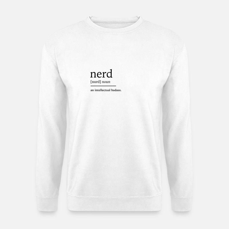 Nerd nerd - Unisex Sweatshirt - white