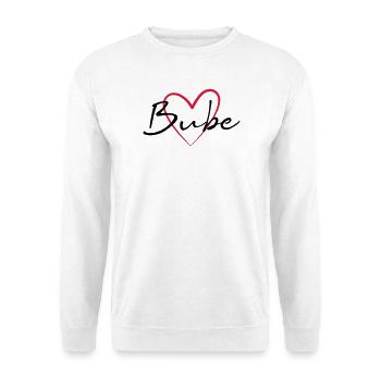 Herz Bube Geschenkidee - Unisex Pullover - Weiß - Vorne