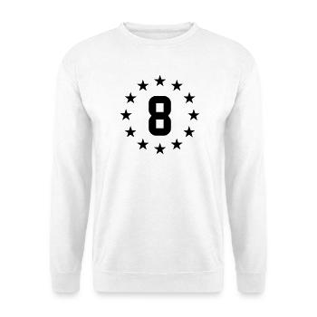 Achten Geburtstag - Unisex Pullover - Weiß - Vorne