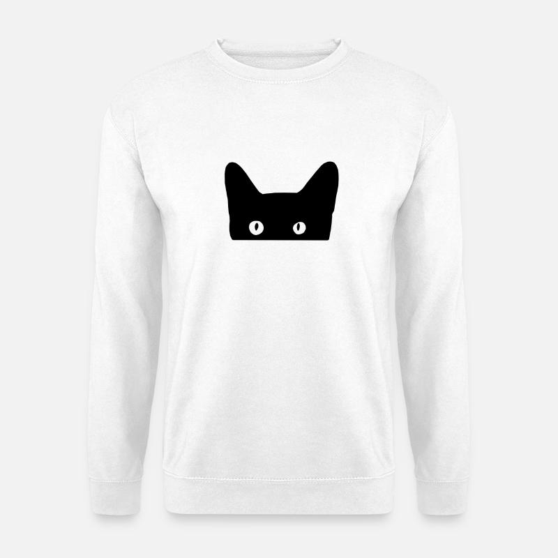 Katze - Unisex Pullover - Weiß