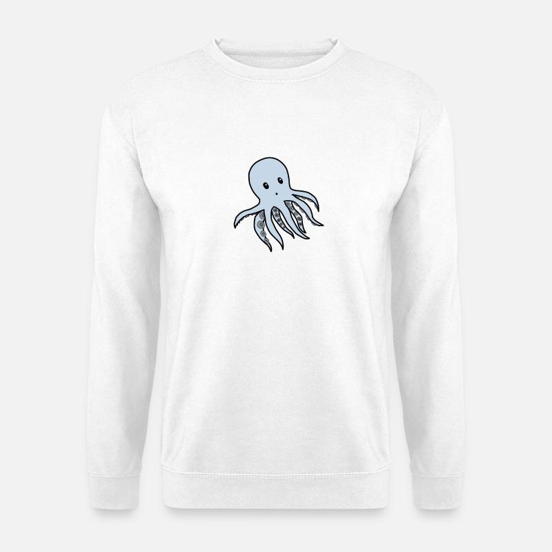 Oktopus - Unisex Pullover - Weiß